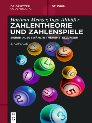 cover image of Zahlentheorie und Zahlenspiele